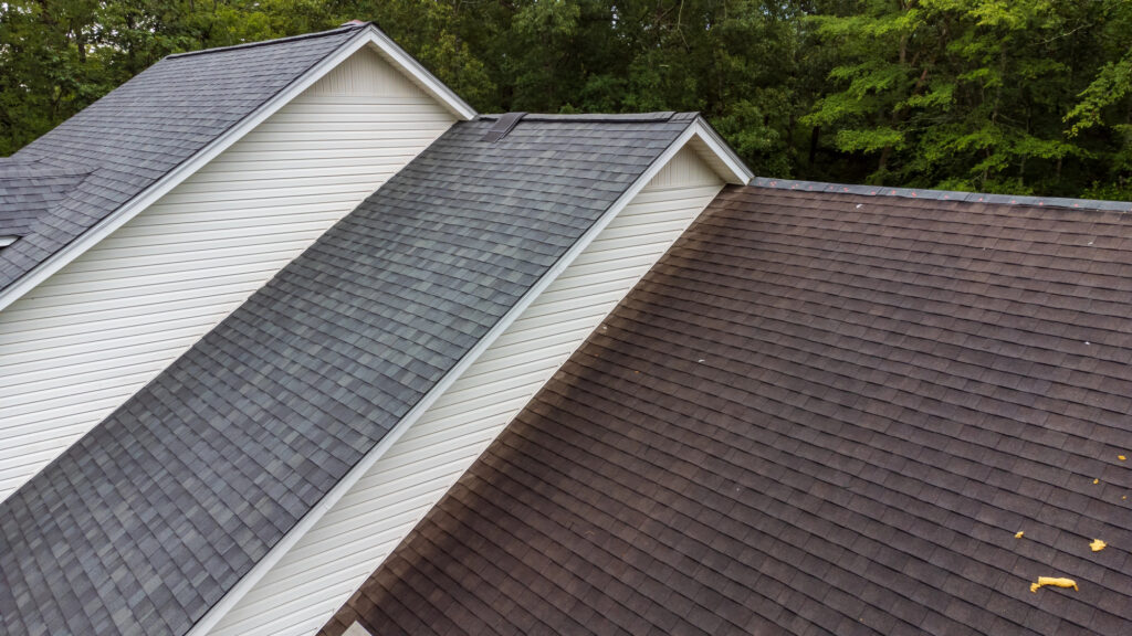 asphalt shingle roof vs. metal roof